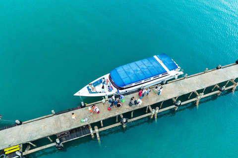 Phnom Penh de/para a ilha de Koh Rong Carro particular e balsaPhnom Penh de/para Koh Rong Isaland Carro particular e balsa