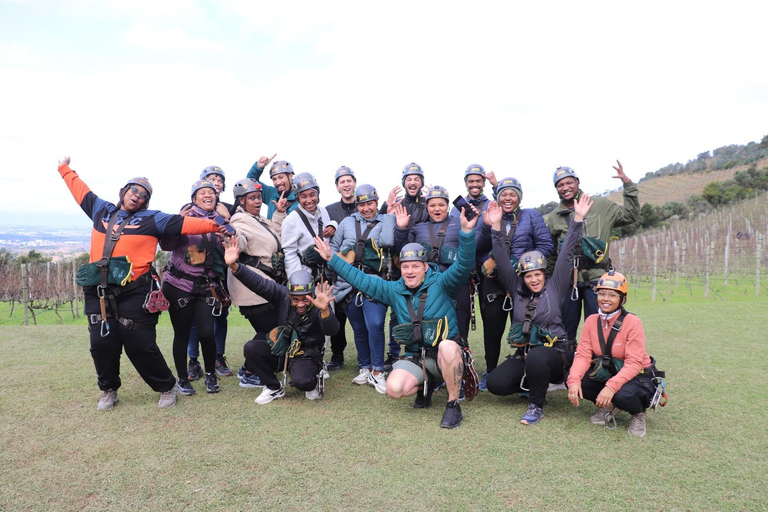 Cape Town: Zipline Adventures (Hotel Pickup &amp; Dropoff incl.)