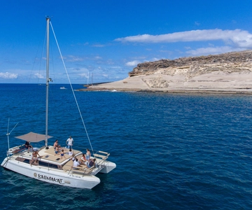 Costa Adeje: Catamaran Tour, Snorkelling, Snacks & Drinks