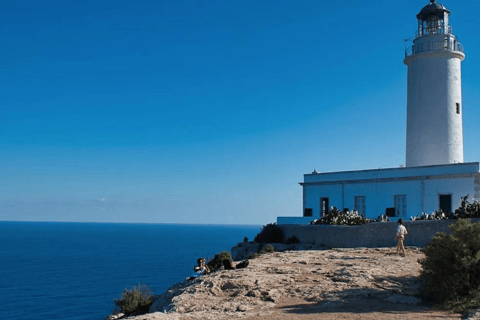 Ibiza: excursão de barco de dia inteiro a Formentera com almoço e mergulho com snorkel