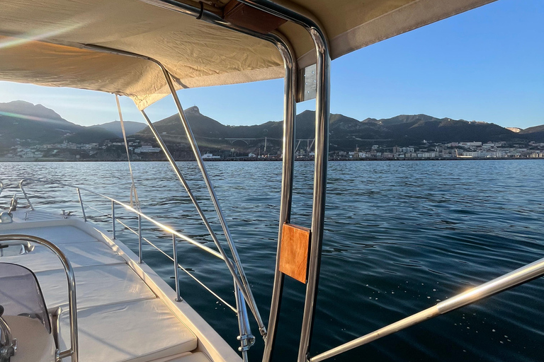 Private Amalfi Coast Boat Tour by boat with Aperitif & snack Private Amalfi Coast Boat Tour by Gozzo with Skipper & Drink