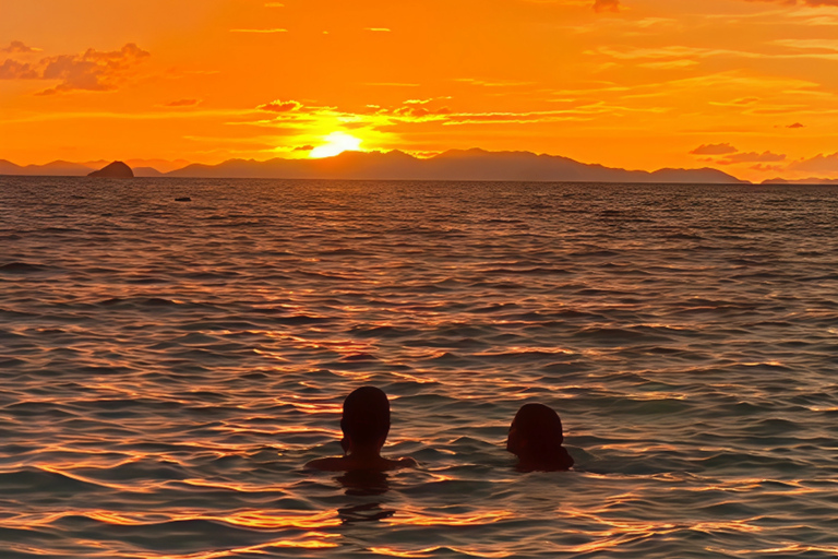 Krabi: 7 Islands Sunset Hopping Cruise with BBQ & Plankton Private Longtail Boat Tour
