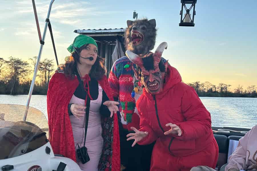 Mississippi: Gruselige Weihnachtskreuzfahrt mit dem Weihnachtsmann und dem Rou. Foto: GetYourGuide Mississippi: Gruselige Weihnachtskreuzfahrt mit dem Weihnachtsmann und dem Rou. Foto: GetYourGuide