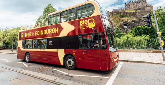 Edinburgh: Big Bus Hop-On, Hop-Off Tour by Open-Top Bus