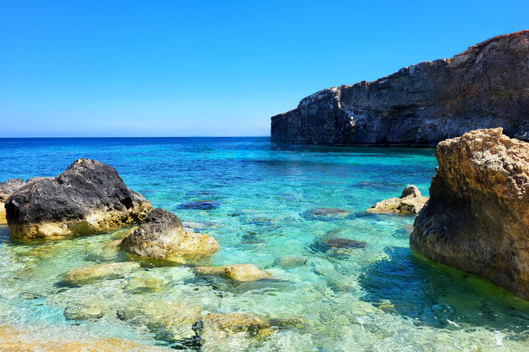 ميليها: غوزو، كومينو، كهوف البحر، ورحلة بحرية في البحيرة الزرقاء