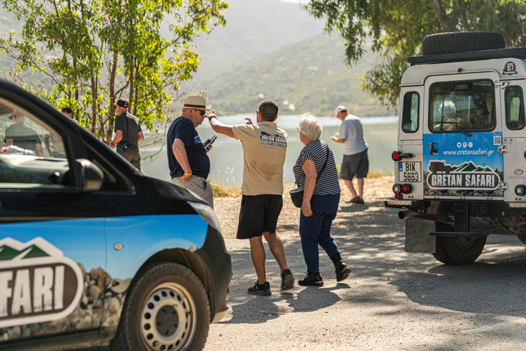 Rethymno: Full-Day Land Rover Safari to Preveli Pickup from Kavros