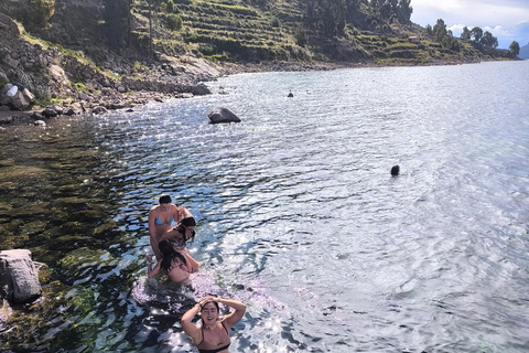 Dive into Uros and Taquile with a workshop, lunch, and a swim in Lake Titicaca