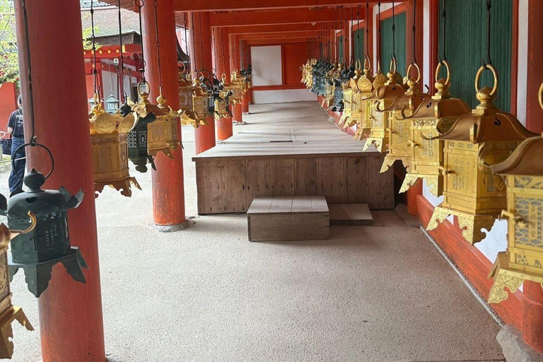 Nara: Kasuga Taisha Shrine Candlelight Tour with Drink