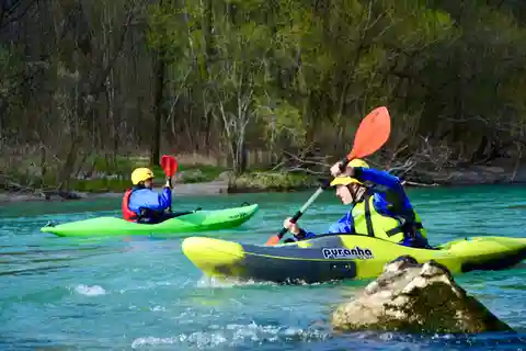 Bled: Kajakkurs auf dem Fluss Sava