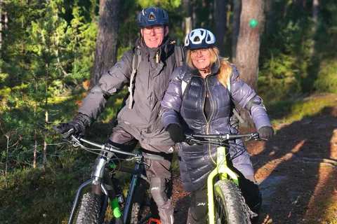 Stockholm: Fat Bike Forest Adventure with Lunch and Sauna