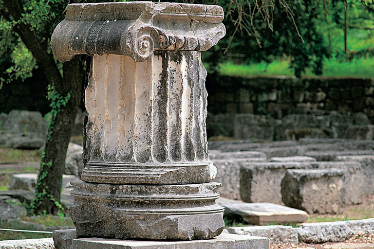 Discover Ancient Olympia and Seaside Charm in Kalo Nero Private Luxury Zero-Emission Electric SUV Transfer (Up to 4)
