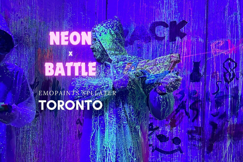 Toronto: Neon Splatter Paint Experience in a Private Studio 1-Hour Neon Splatter Paint Experience