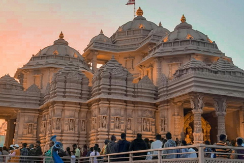 Delhi: Half Day or Full-Day Private City Tour Full Day Tour with Transportation, Guide & Monument Fee