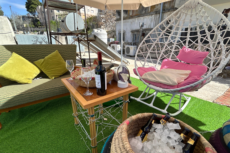 Amman: The Jordanian House Experience Wine & Beer Tasting & Serving With Traditional Mezze Plate