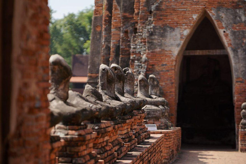 曼谷：大城府遗产快车和巴士一日旅行不含门票和午餐的行程