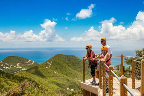 St Maarten : Sky Explorer, Flying Dutchman & Schooner Ride Tour