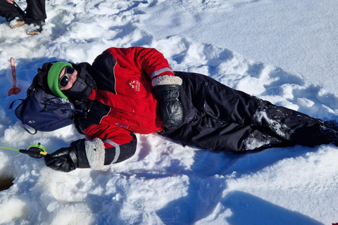 Levi: Ice Fishing Experience with Bonfire and Lunch