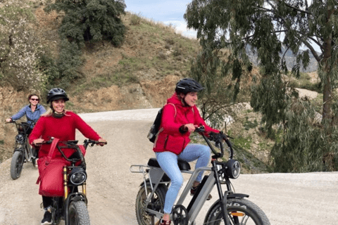 Vélo électrique FAT à Montes de Malaga et à la campagne