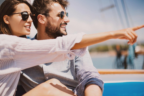 Heraklion Luxury Catamaran Dia Isla -Gourmet Lunch Top RatedPrincipal - Matin ou coucher de soleil