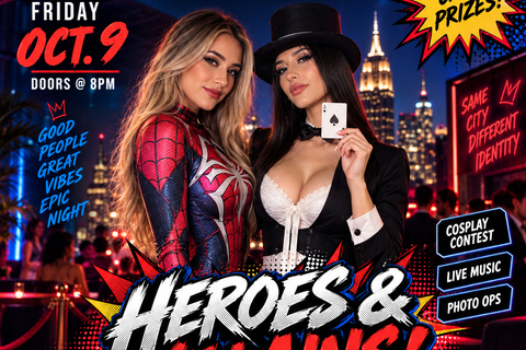 Heroes & Villains Rooftop Party Ticket