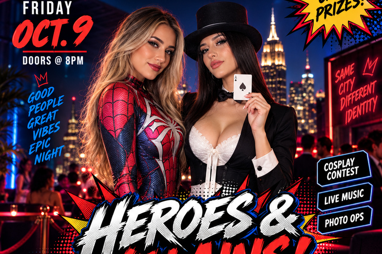 Heroes & Villains Rooftop Party Ticket