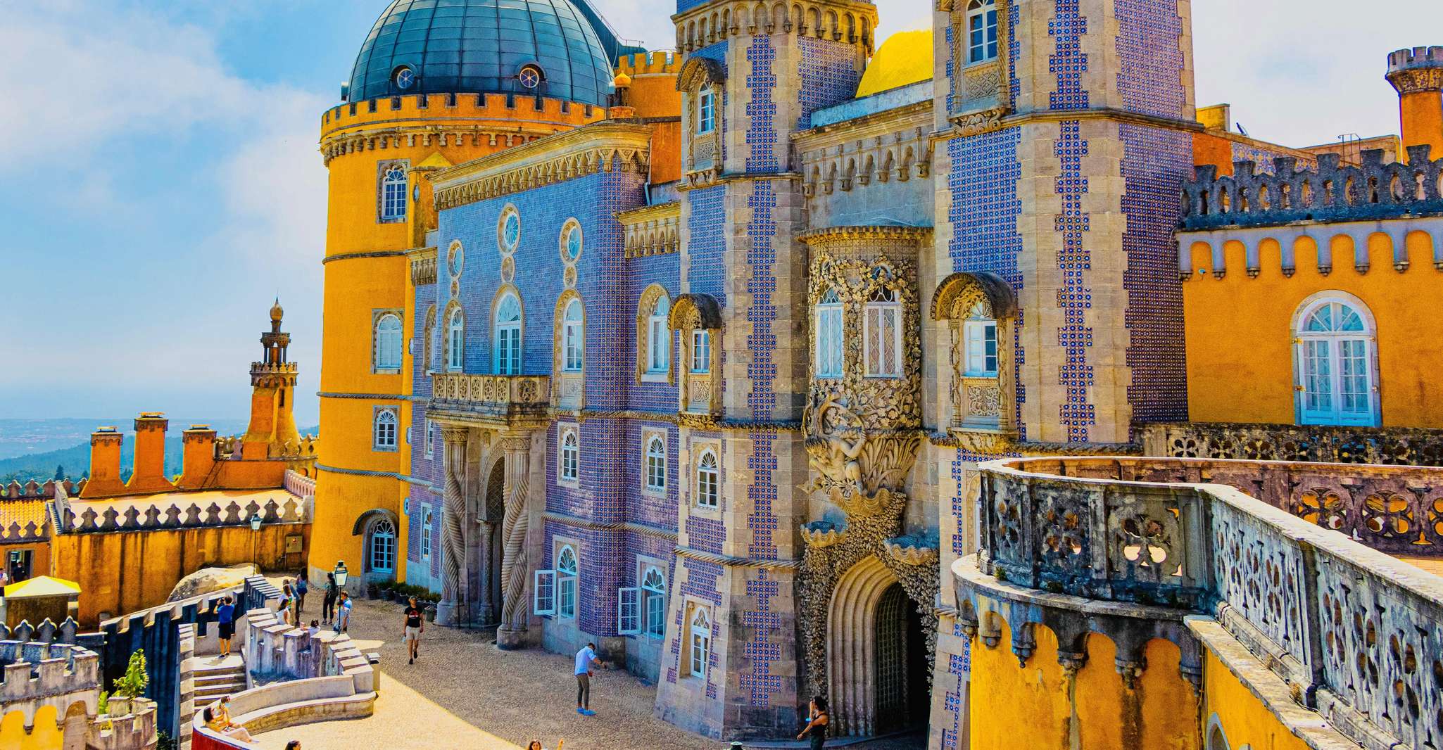 Lisbon: Sintra, Pena, Regaleira, Cabo & Cascais Tour