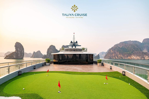 Hanoi: Premium Lan Ha Bay Day Cruise with Sunset Party Share Transfer + Cruise 1 day from Hanoi