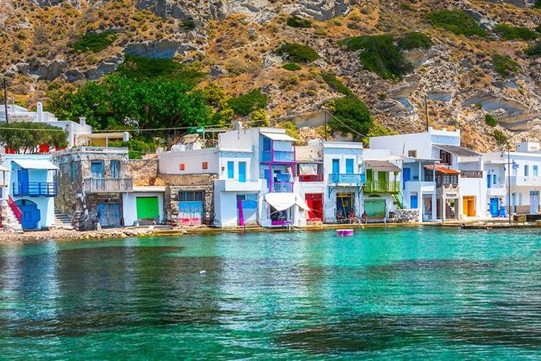 Au départ de La Canée : excursion d&#039;une journée sur l&#039;île de Milos (Plaka, Sarakiniko)La Canée : excursion sur l&#039;île de Milos avec transfert depuis Herakleion