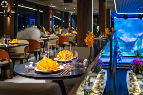 Romantic Dinner On Cruise On Saigon River With Fireworks Buffet Lunch Without Pick-Up
