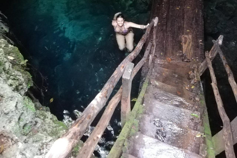 Diepe grotten in Cabarete met rondleiding en zwemmen