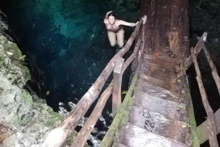Diepe grotten in Cabarete met rondleiding en zwemmen