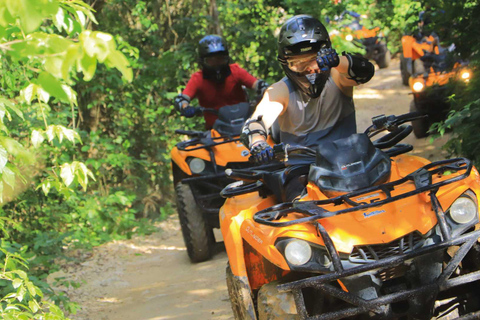 A melhor aventura de Cancún com quadriciclo, tirolesa e cenote!