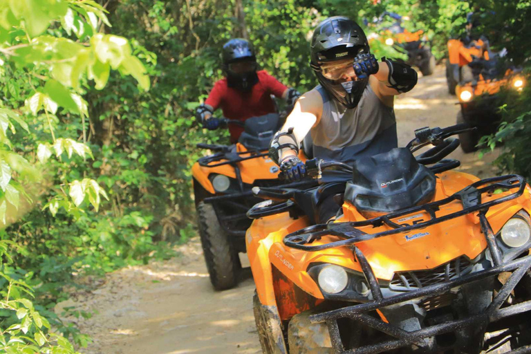 Avontuur in Cancún met ATV, ziplinen en Cenote!