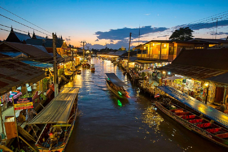 BKK: Damnoen Floating Market, Maeklong Rail & River Bridge