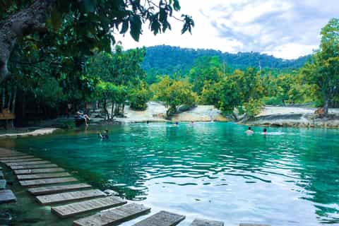 Krabi: Hot Spring, Emerald Pool & Tiger Cave Temple Tour - Image 3