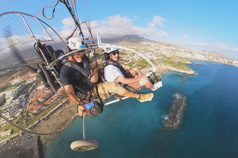 Adeje: Paratrike Flying Tour avec prise en charge à l'hôtel et photosParatrike épique à Tenerife Vol de 25 m