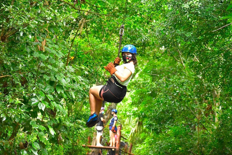 Cancun: Horseback Riding Adventure, ATV, Ziplines and Cenote Shared ATV from Tulum