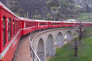 From Milan: Bernina Train, Swiss Alps & St. Moritz Day Trip