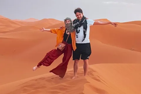 Au départ de Fès : excursion de 2 jours dans le désert de Merzouga avec tente de luxe et dîner