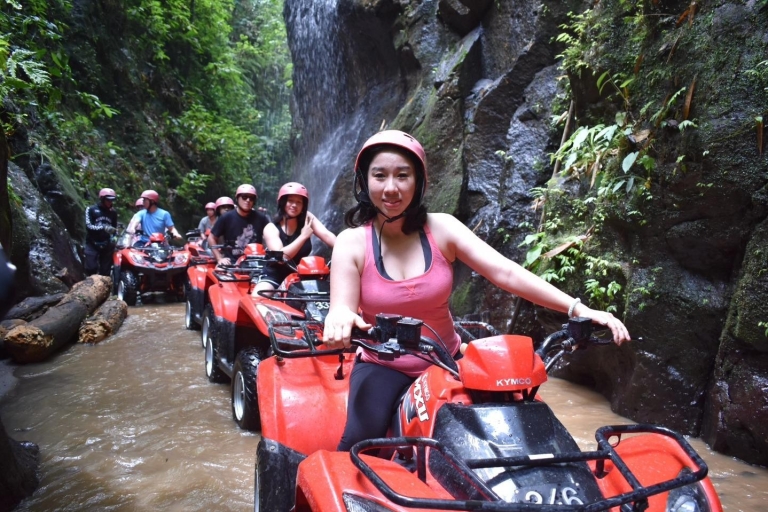 Bali; Excursiones en quad por la jungla, el río, la cascada y el túnel de UbudViaje en Atv en solitario con traslados al Hotel Privete