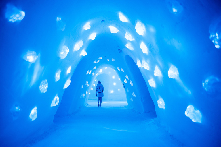 Levi: Guided Trip to Lainio SnowVillage Excursion to Lainio Snow Village by bus