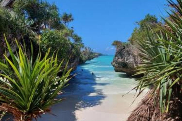 Jaskinia Salaam Pływanie z żółwiami, plaża Mtende i skałaWycieczka prywatna bez transferu z hotelu