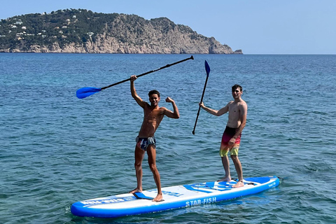 Ibiza: SUP rondleiding met gids in het mariene natuurreservaat