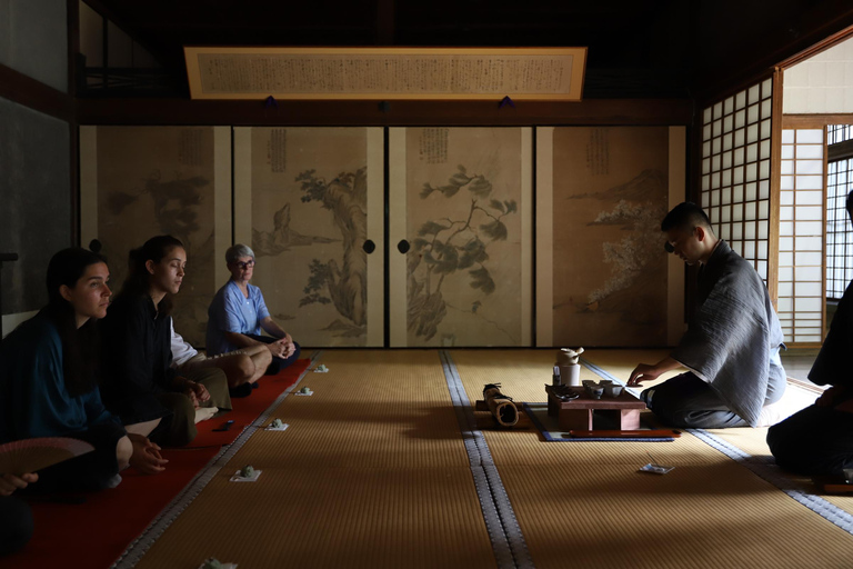 Kyoto: Zen meditation and tea ceremony at a hidden temple