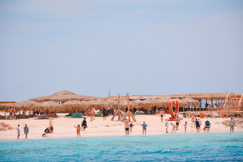 Hurghada: Luxury Catamaran Semi Submarine & Island & Sunset Luxury Catamaran Island With Private Transfer