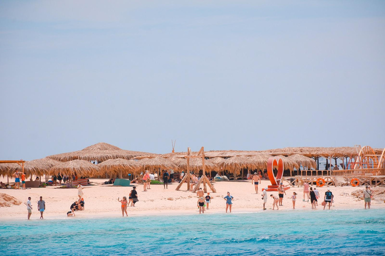Hurghada: Luxury Catamaran Semi Submarine & Island & Sunset Luxury Catamaran Island With Private Transfer