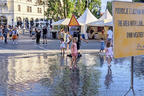 Ljubljana: Tour guiado de descoberta do centro histórico romântico