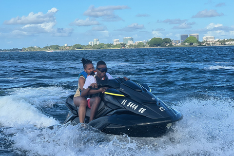 North Bay Village Miami: Jetski-avontuur met boottocht