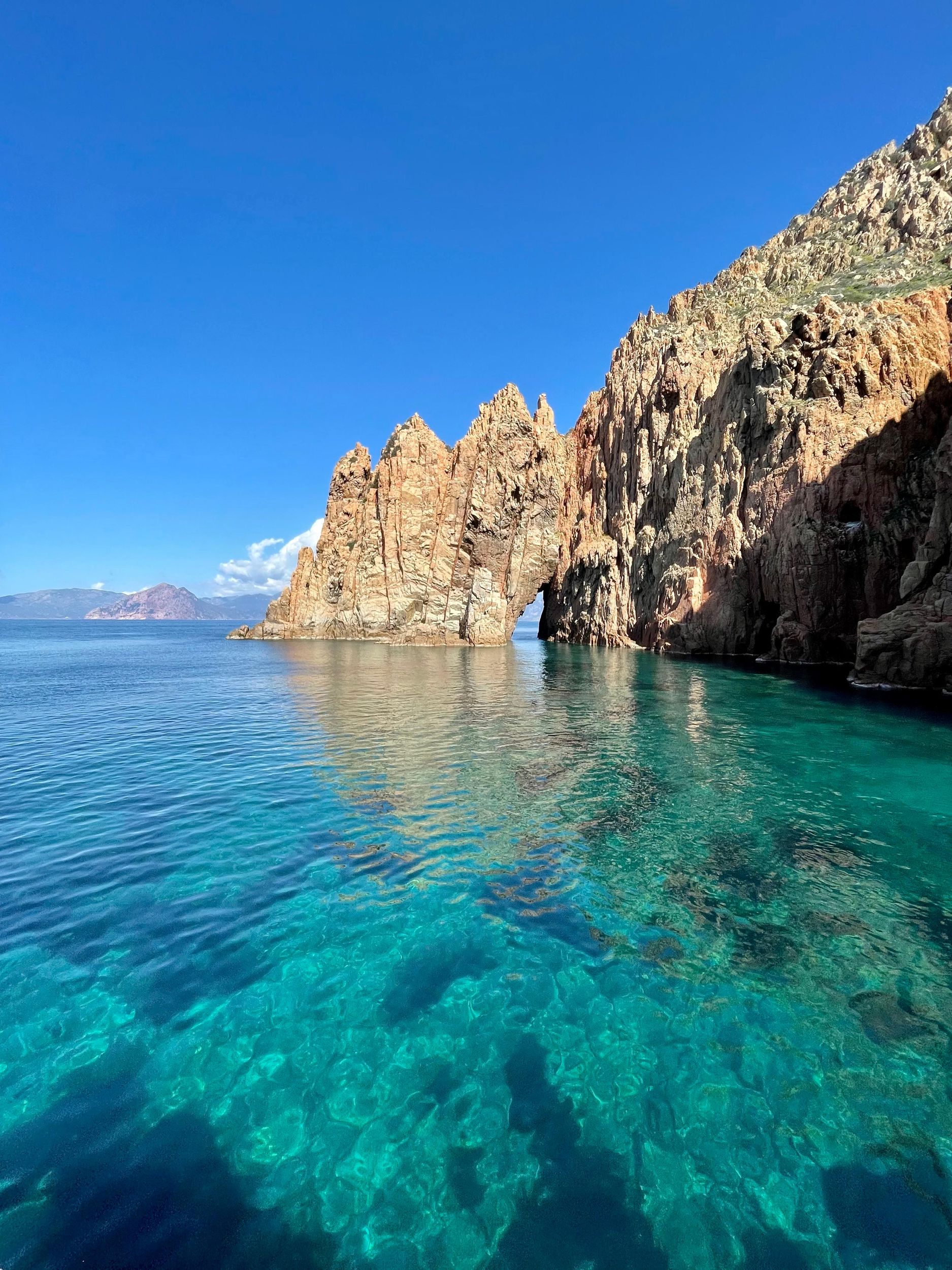 Ab Sagone & Cargèse: Calanques de Piana, Capo Rosso, Schwimmen