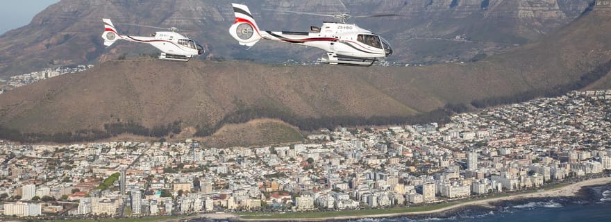 Le Cap : vol en hélicoptère de 20 minutes et sortie en bateau gratuite